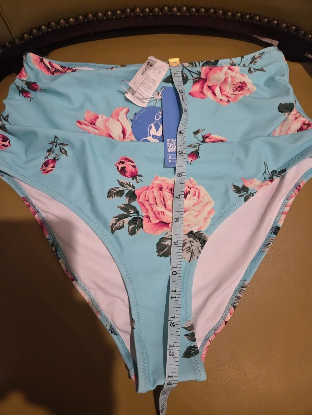 Cupshe Bikini High Waist Bottoms L
